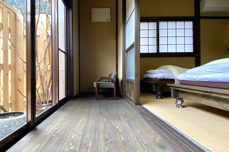 Stay at Guesthouse in the Satoyama & Morning Gongyo experience at a historic temple